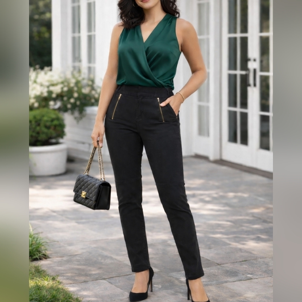 BANANA REPUBLIC Black Skinny Pants